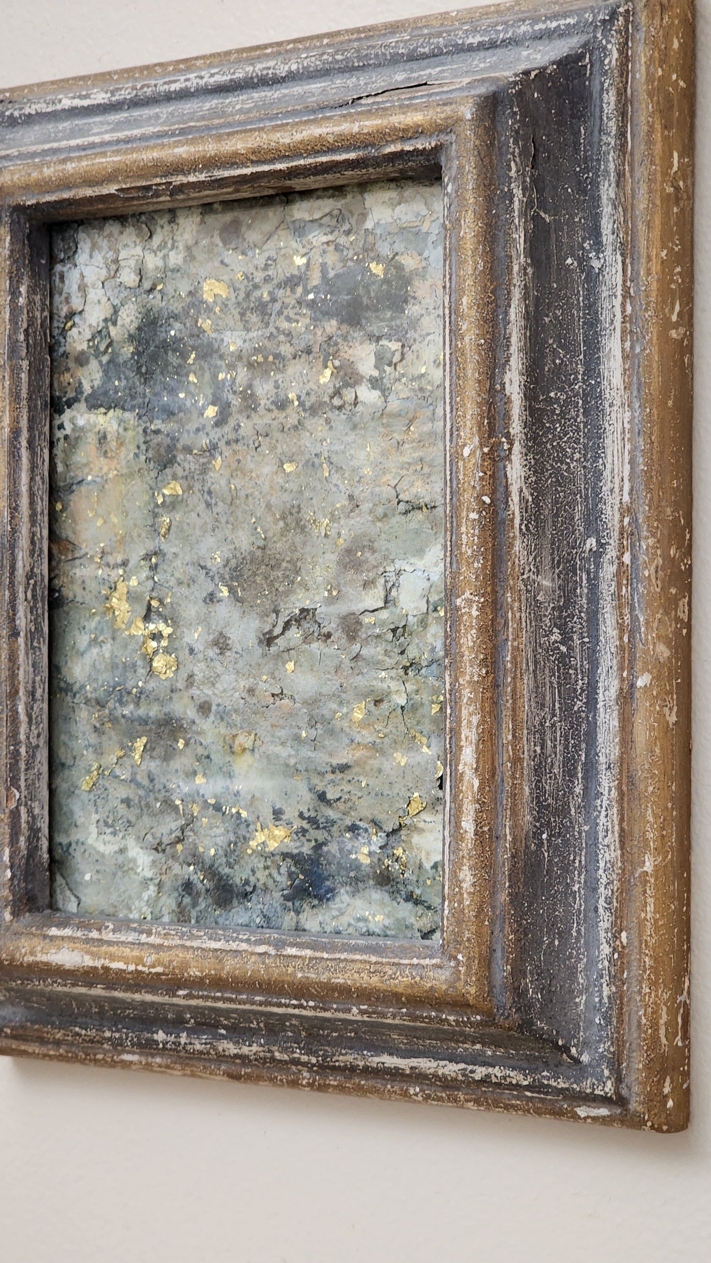 Framed Patina Study No. I | Hand-Painted Oak Frame | 10 x 8”