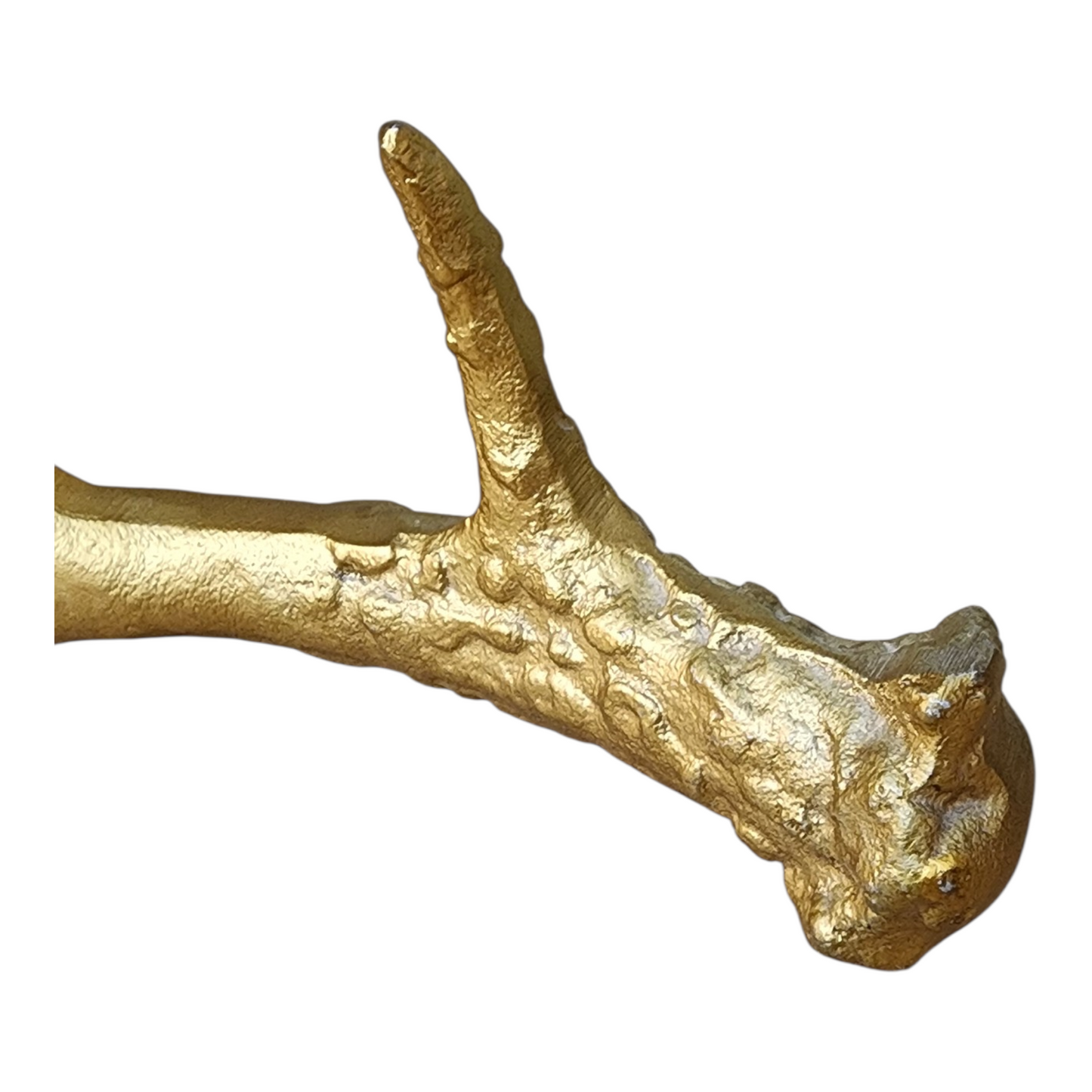 Antiqued gold Antler