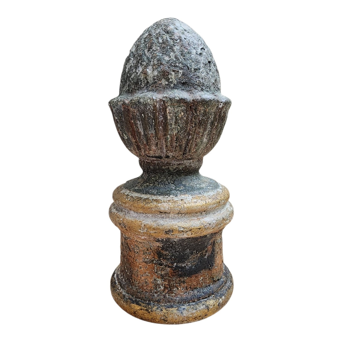 One-of-a-kind OWR architectural acorn finial alternate view