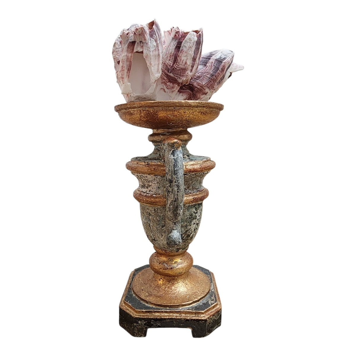 OWR pedestal urn alternate side with barnacle cluster