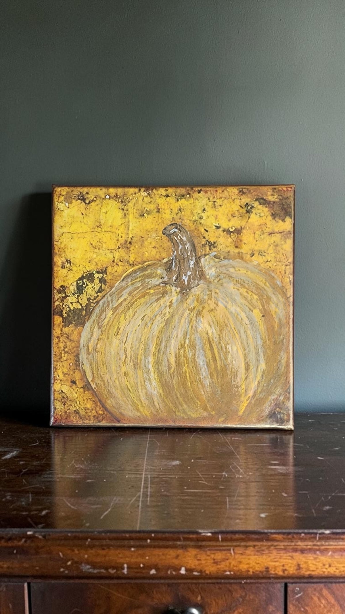 October Studio Gift | Pumpkin Artist Paper – Free Printable