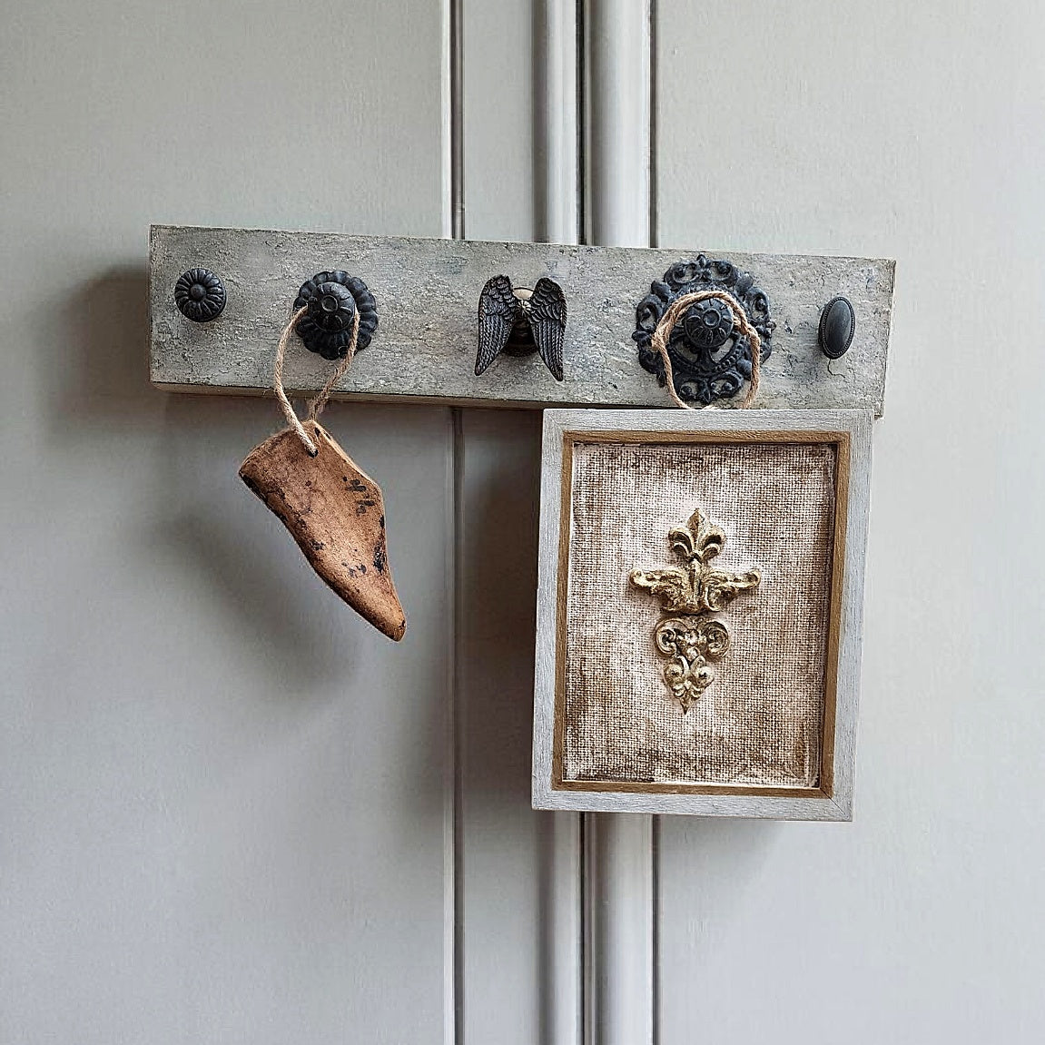 Small Vintage Wooden Shoe Mould