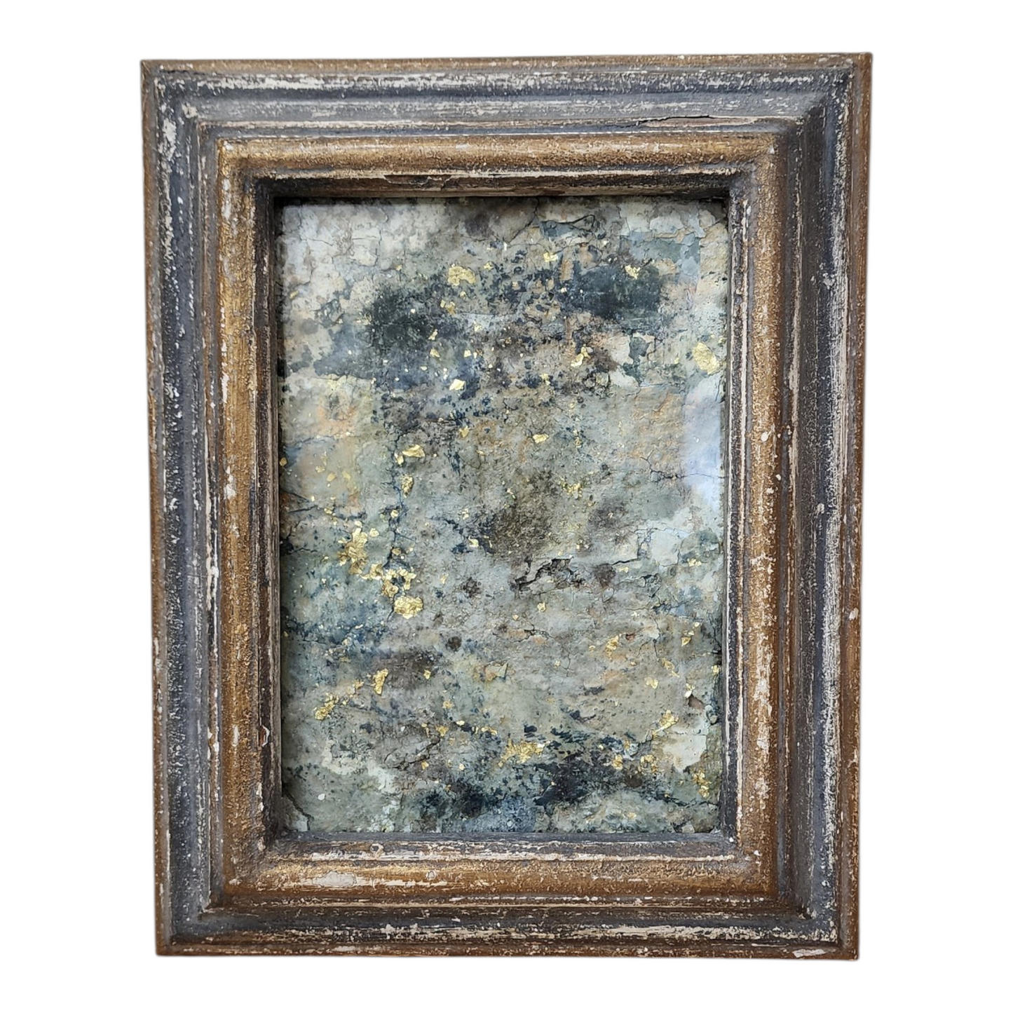 Framed Patina Study No. I | Hand-Painted Oak Frame | 10 x 8”