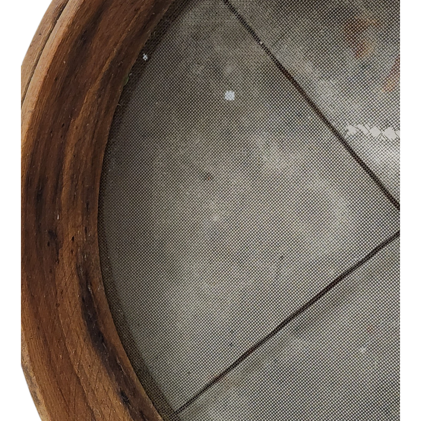Vintage Wooden Flour Sifter with Wire Mesh | Rustic Farmhouse Kitchen Decor